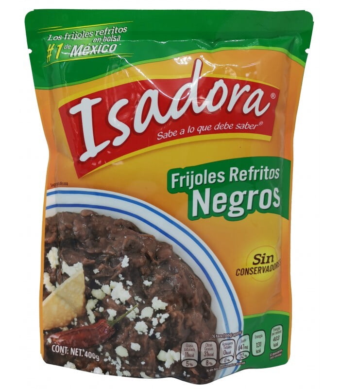 Frijoles negros refritos Isadora 430 gr