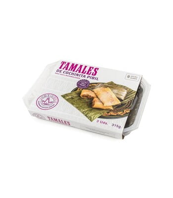 Tamales met Cochinita Pibil (3 eenheden)